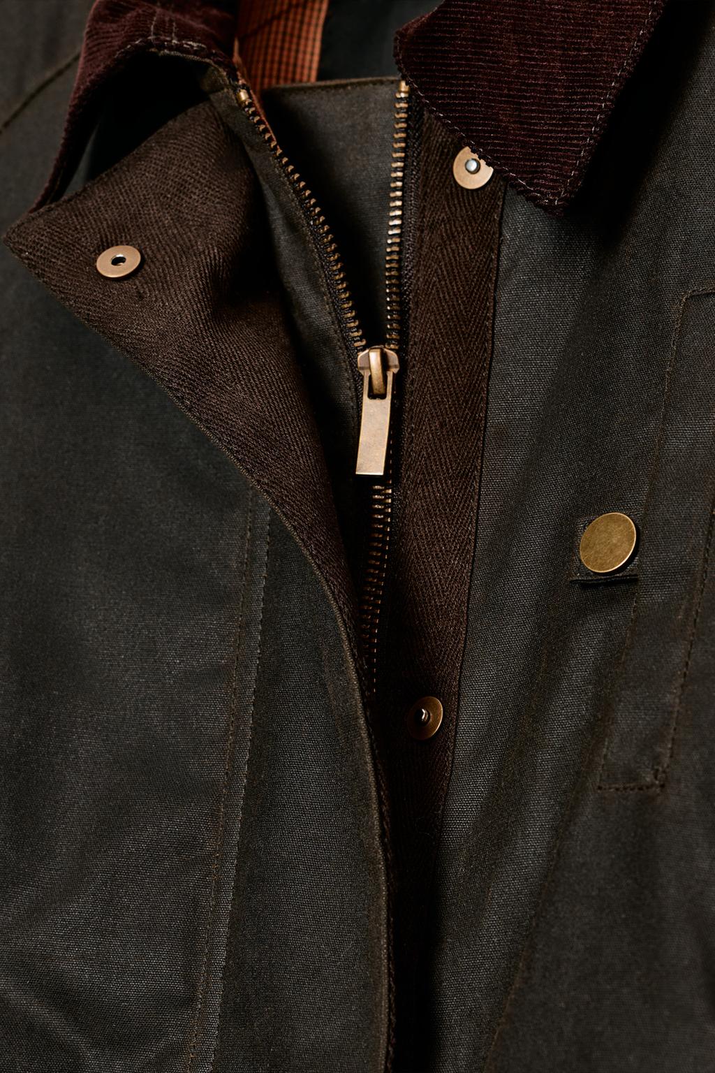 КУРТКА С ВОЩЕНЫМ ПОКРЫТИЕМ — ZW COLLECTION