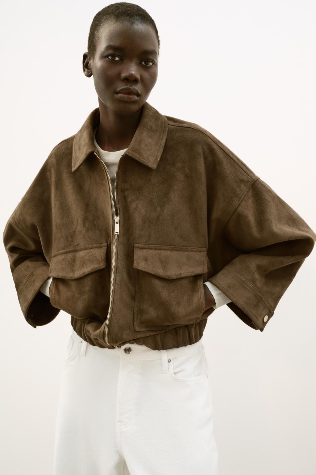 КУРТКА ИЗ ИСКУССТВЕННОЙ ЗАМШИ