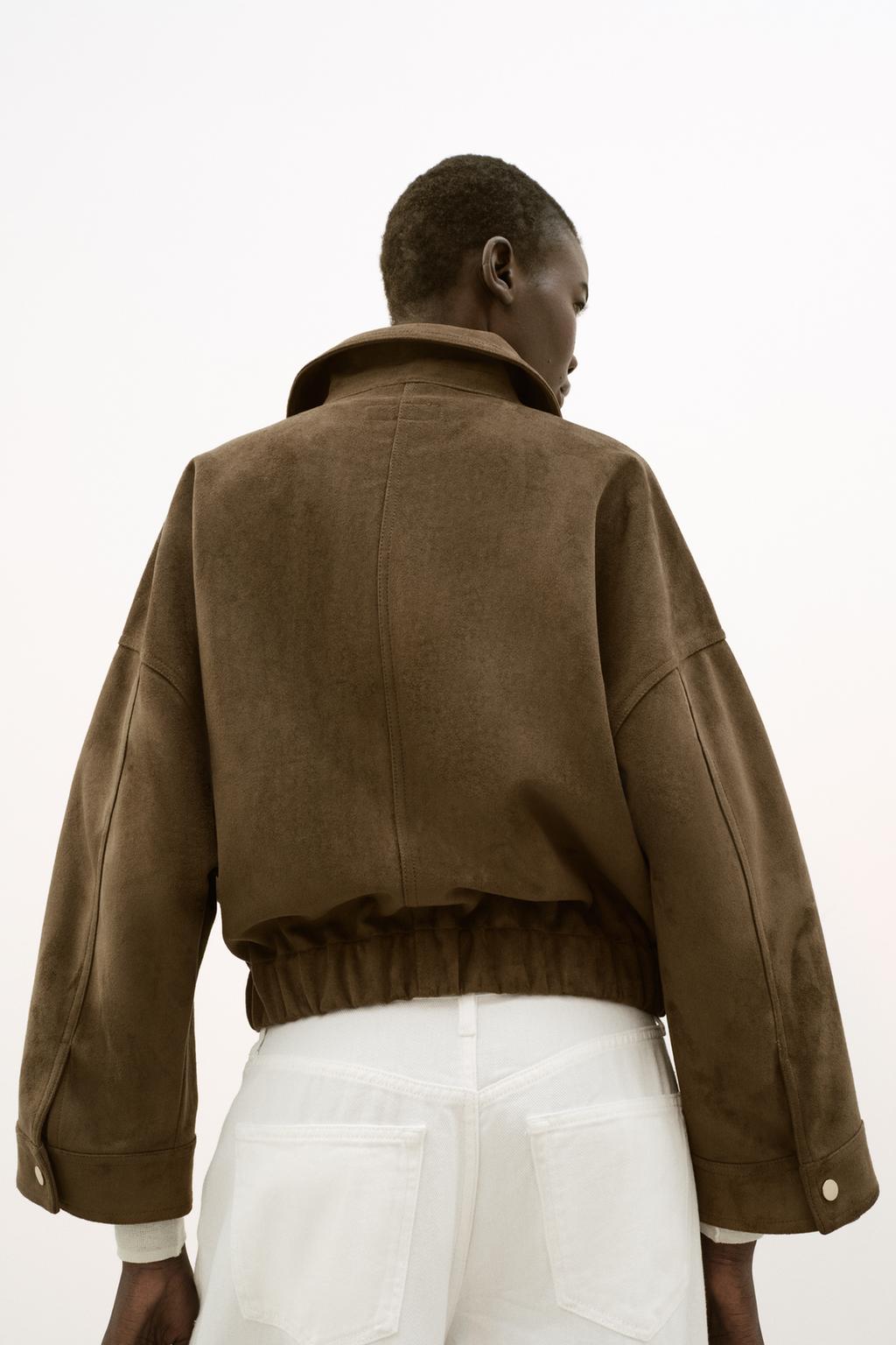 КУРТКА ИЗ ИСКУССТВЕННОЙ ЗАМШИ