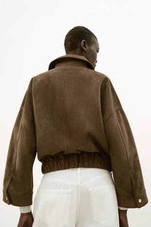 Куртка из искусственной замши- Заказать в России