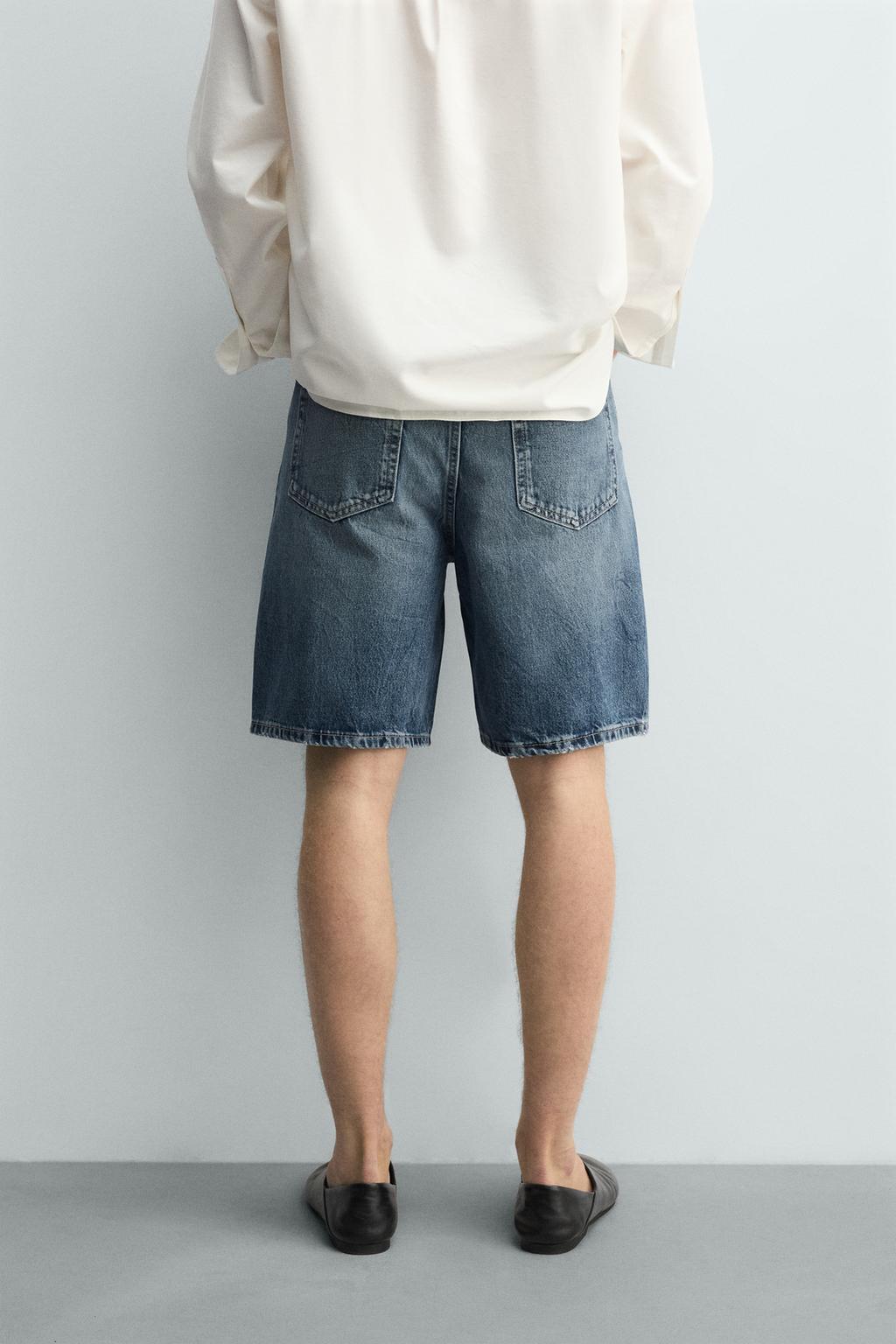 ДЖИНСОВЫЕ БЕРМУДЫ STRAIGHT FIT