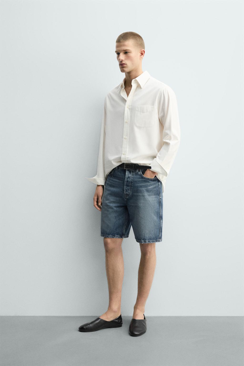 ДЖИНСОВЫЕ БЕРМУДЫ STRAIGHT FIT