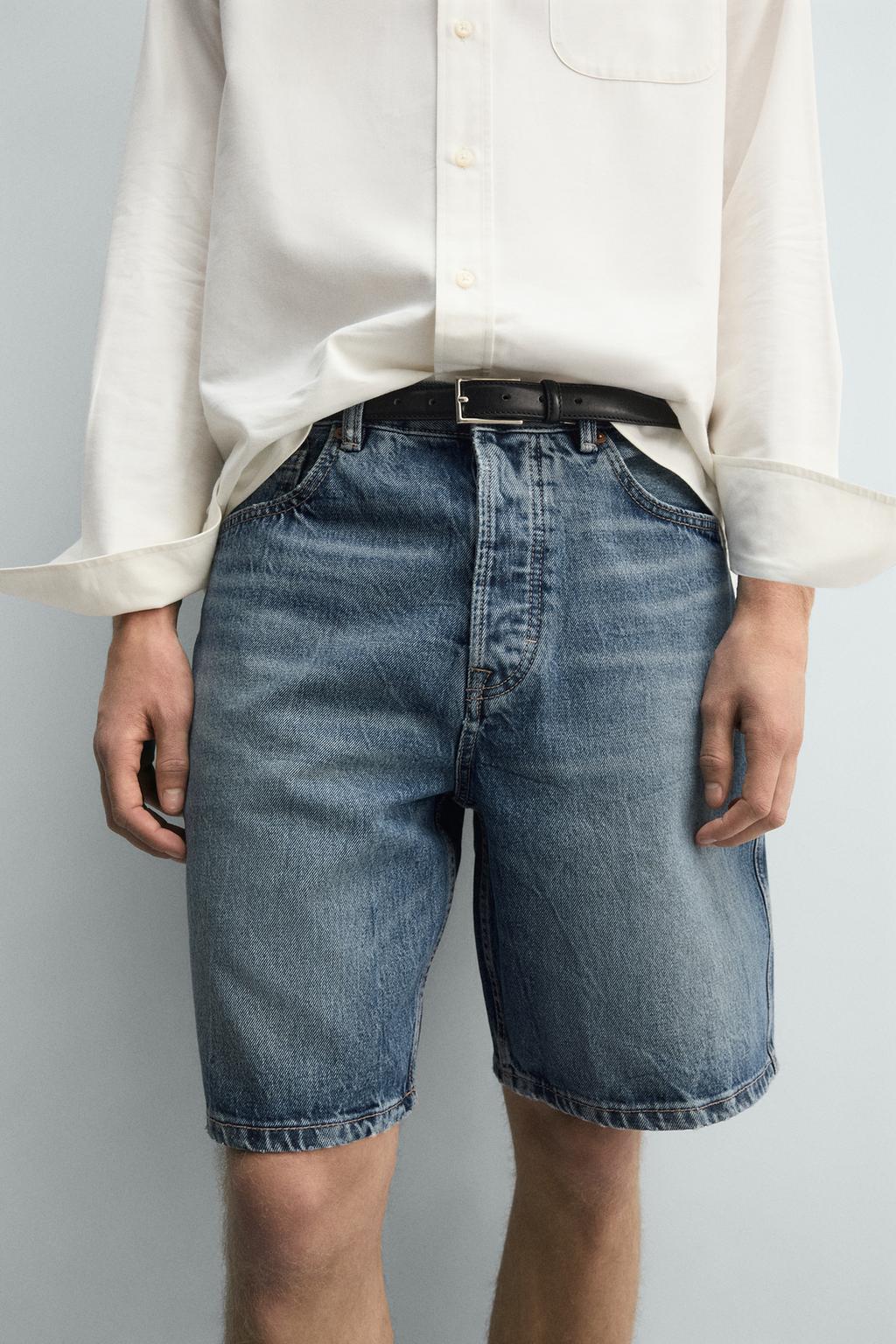 ДЖИНСОВЫЕ БЕРМУДЫ STRAIGHT FIT