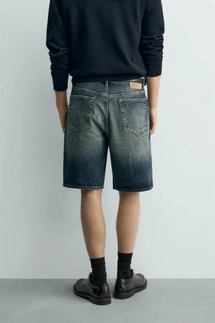 Джинсовые шорты STRAIGHT FIT- Заказать в России