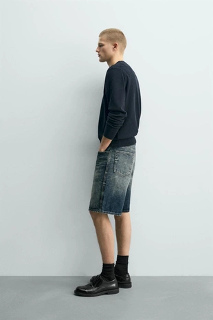 Джинсовые шорты STRAIGHT FIT- Заказать в России