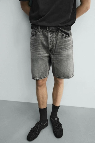 Джинсовые шорты STRAIGHT FIT- Заказать в России