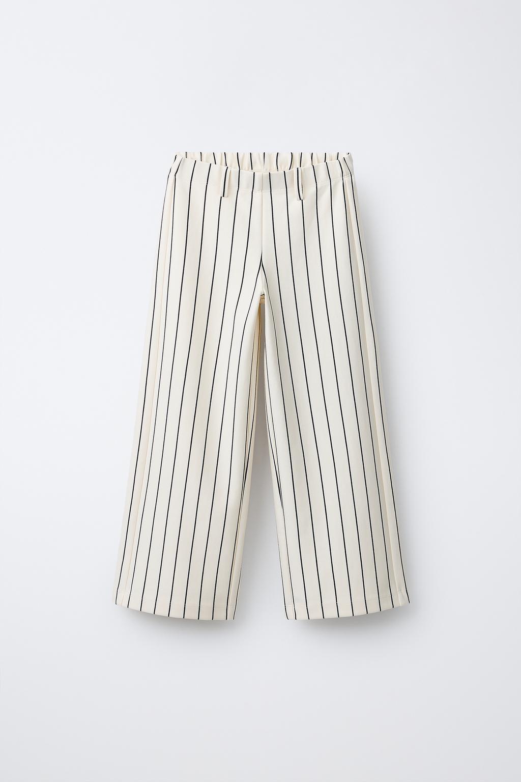 БРЮКИ WIDE LEG В ПОЛОСКУ