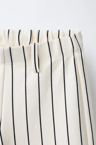 Брюки WIDE LEG в полоску- Заказать в России