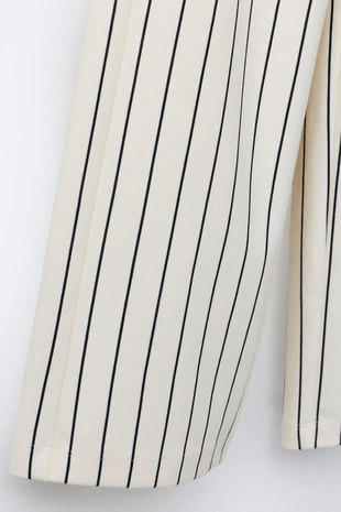 Брюки WIDE LEG в полоску- Заказать в России