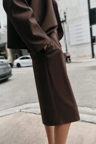 Длинные бермуды с защипами- Заказать в России