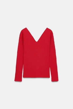 Облегающий топ в рубчик