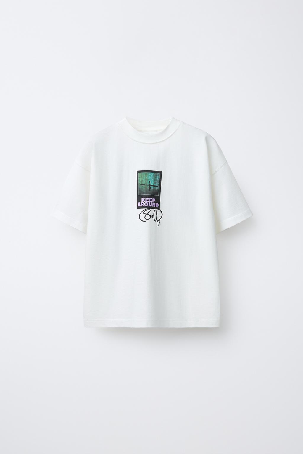 ФУТБОЛКА С ПРИНТОМ ГРАФФИТИ