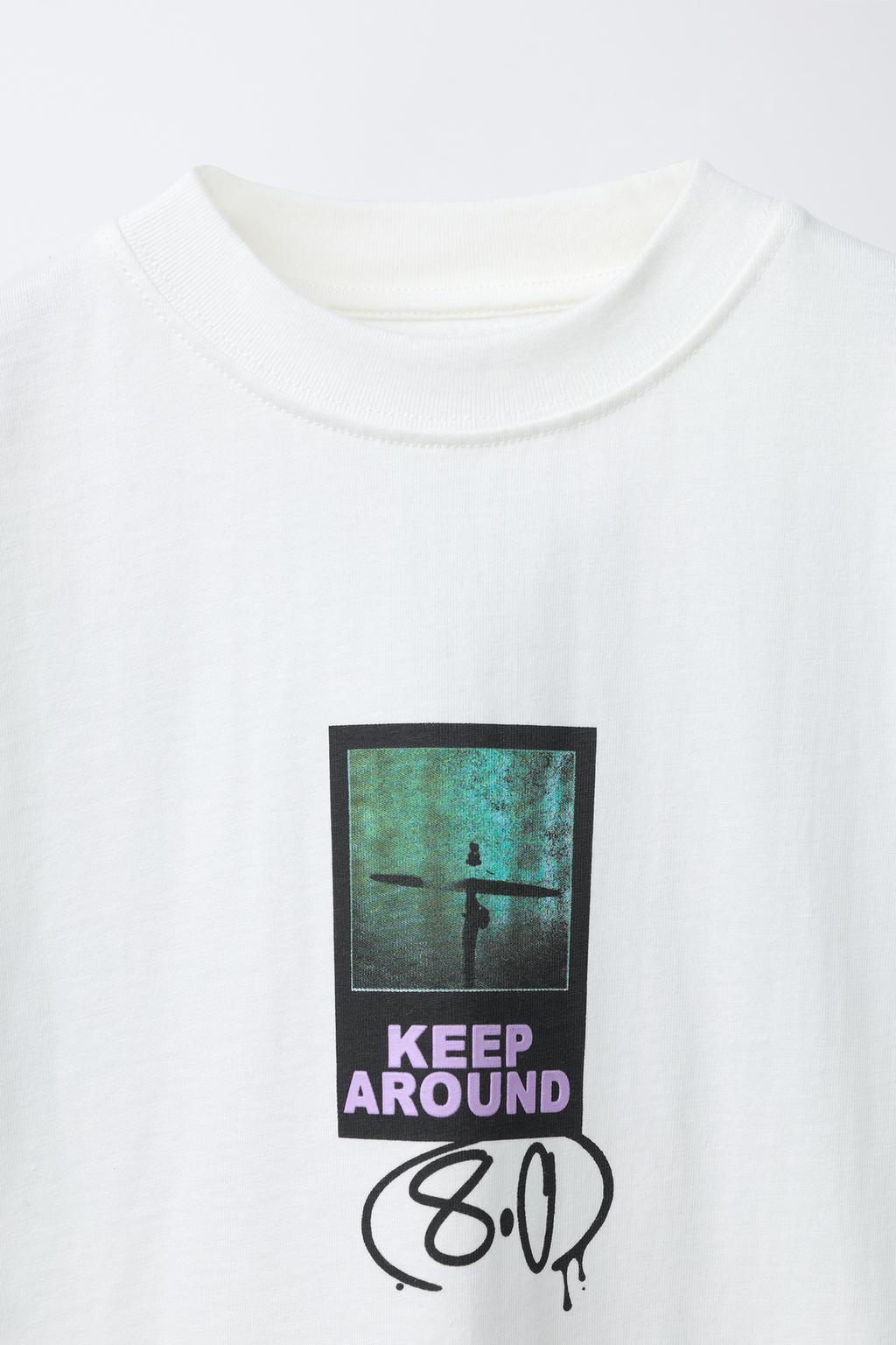 ФУТБОЛКА С ПРИНТОМ ГРАФФИТИ