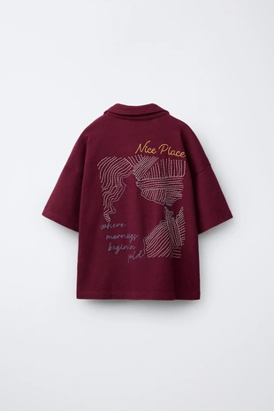 Поло с вышивкой- Заказать в России