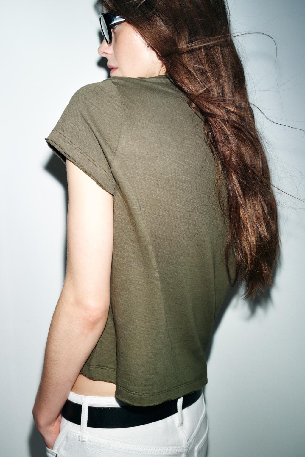 ХЛОПКОВАЯ ФУТБОЛКА С КОРОТКИМИ РУКАВАМИ