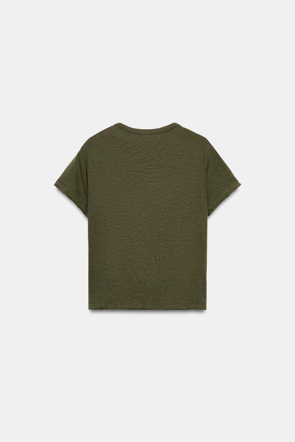 ХЛОПКОВАЯ ФУТБОЛКА С КОРОТКИМИ РУКАВАМИ