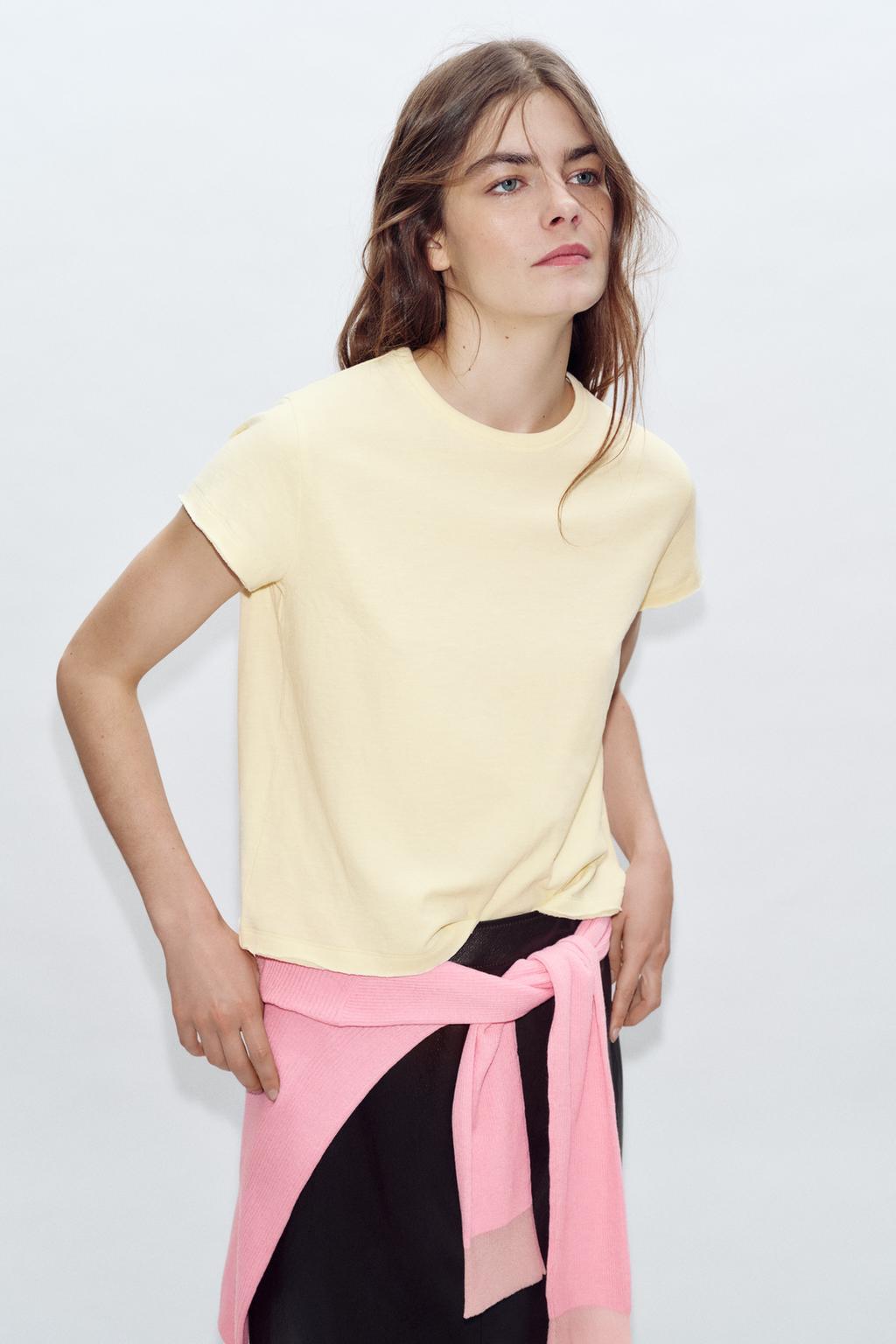 ХЛОПКОВАЯ ФУТБОЛКА С КОРОТКИМИ РУКАВАМИ