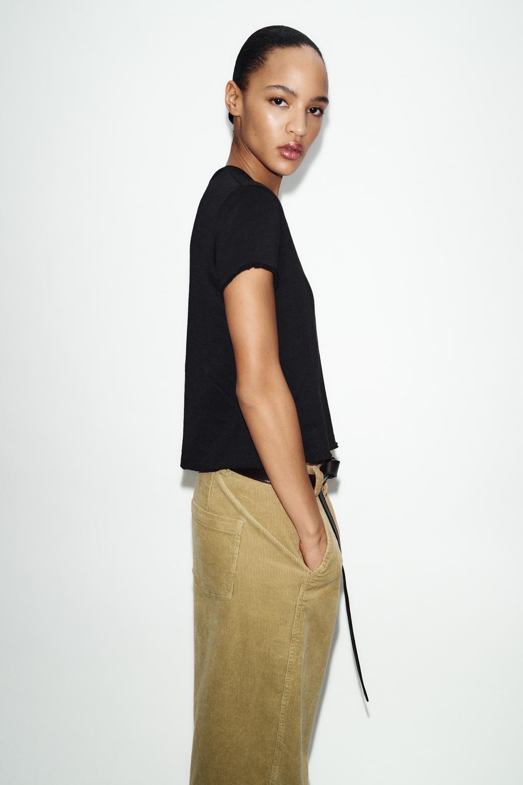 ХЛОПКОВАЯ ФУТБОЛКА С КОРОТКИМИ РУКАВАМИ