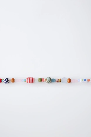 Multicoloured | 0441/643/330 - Zara Колье с бусинами разных форм