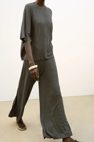 Струящиеся брюки-палаццо- Заказать в России