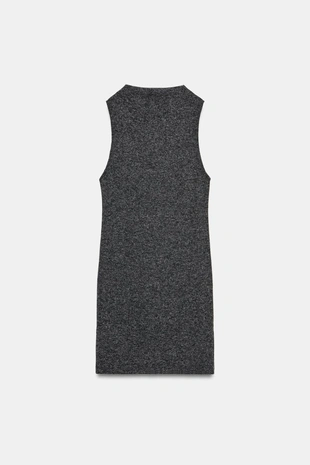 Короткое мягкое платье с пуговицами- Заказать в России