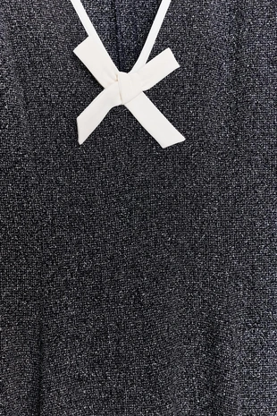 Мини-платье с бантом- Заказать в России