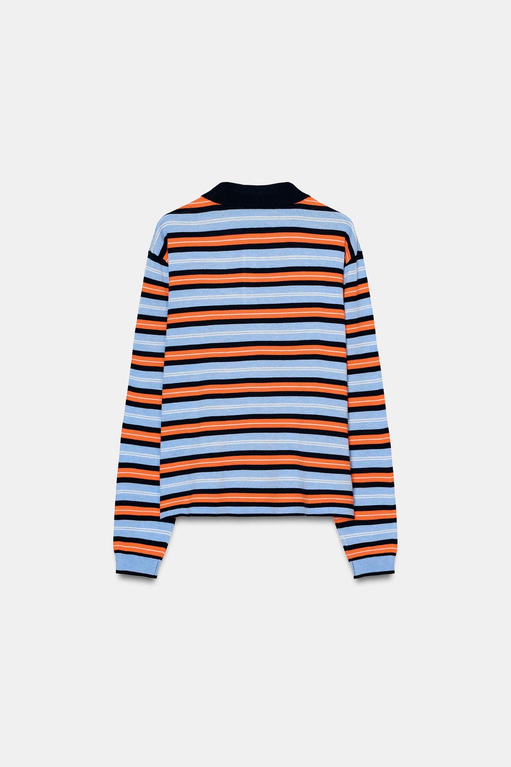 ТРИКОТАЖНОЕ ПОЛО В ПОЛОСКУ