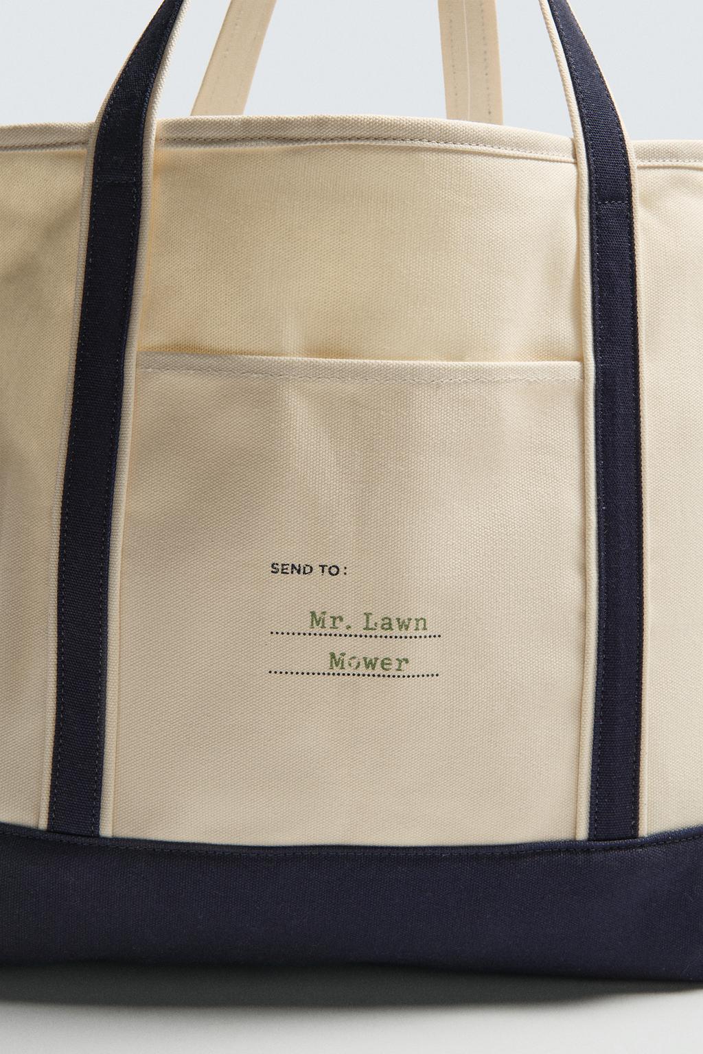 СУМКА-ШОПЕР С КОНТРАСТНЫМИ ДЕТАЛЯМИ