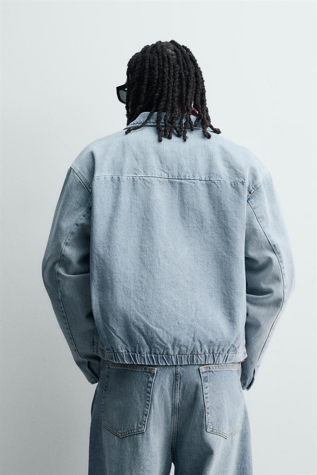 ДЖИНСОВАЯ КУРТКА С МОЛНИЕЙ