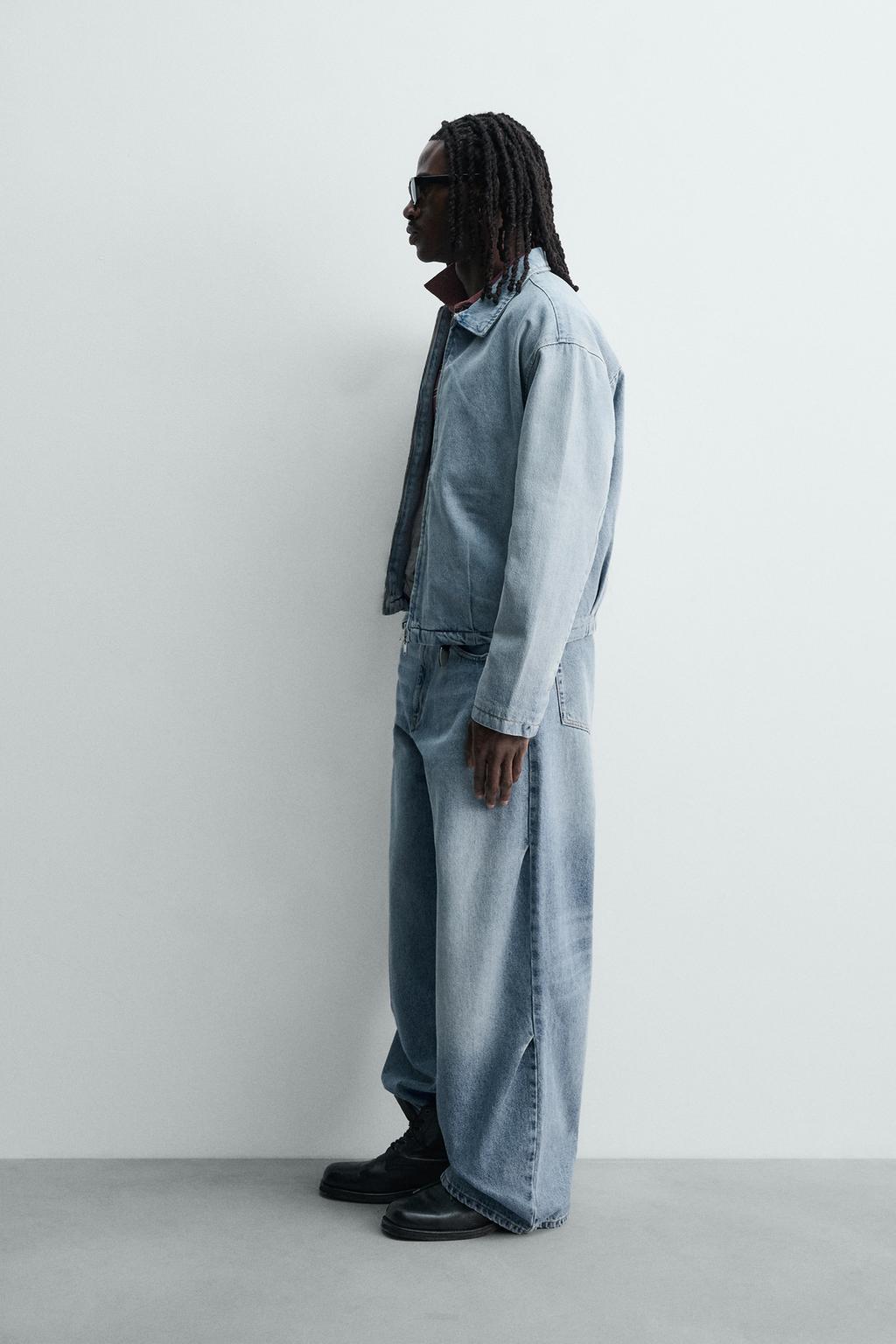 ДЖИНСОВАЯ КУРТКА С МОЛНИЕЙ