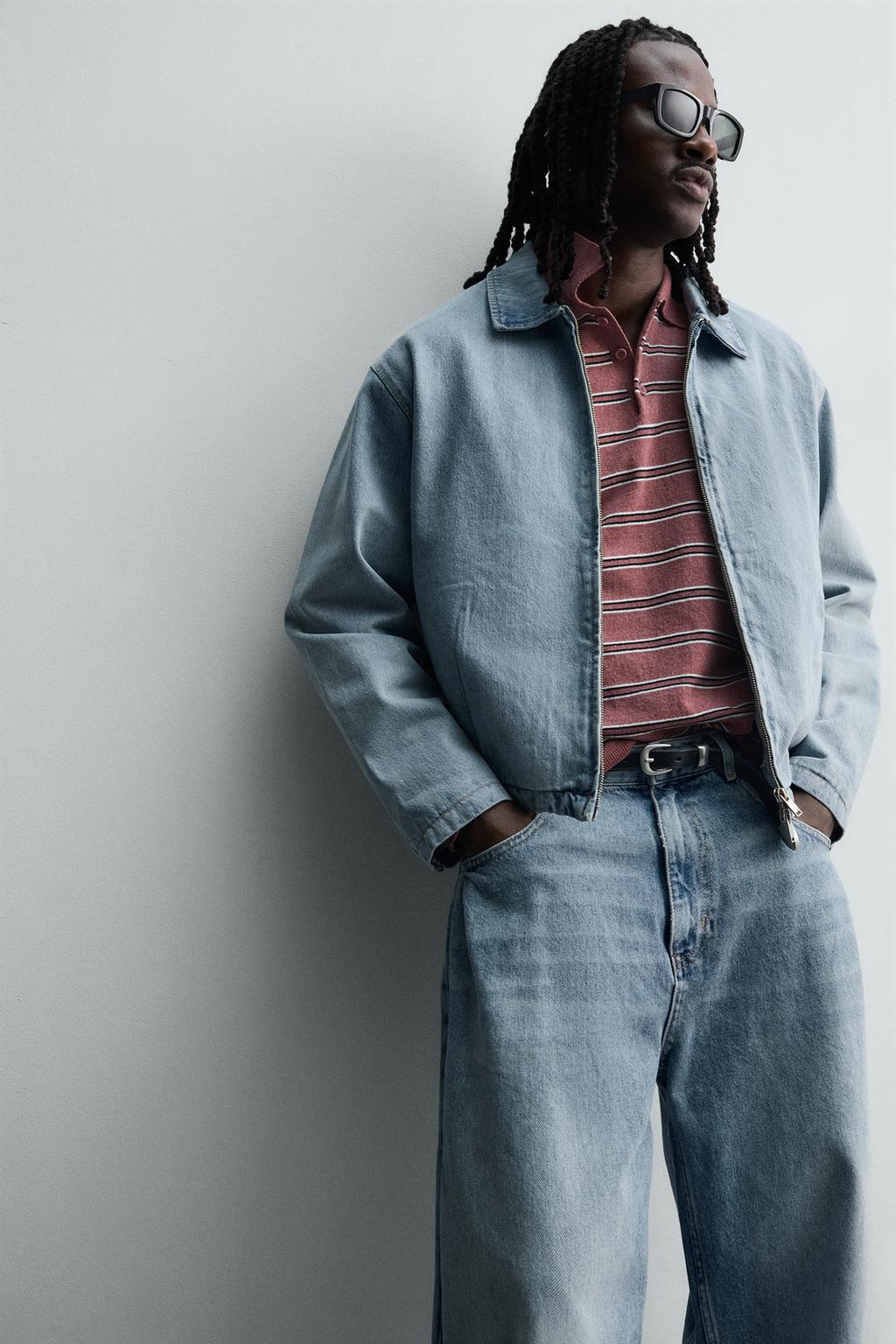 ДЖИНСОВАЯ КУРТКА С МОЛНИЕЙ