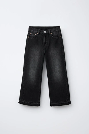 Джинсы FLARE с бахромой- Заказать в России