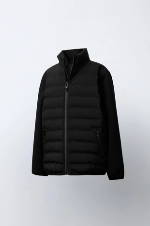 Стеганая куртка с неопреновыми рукавами- Заказать в России