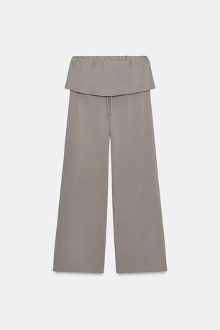 Брюки HEAVY COTTON с поясом-FAJIN- Заказать в России