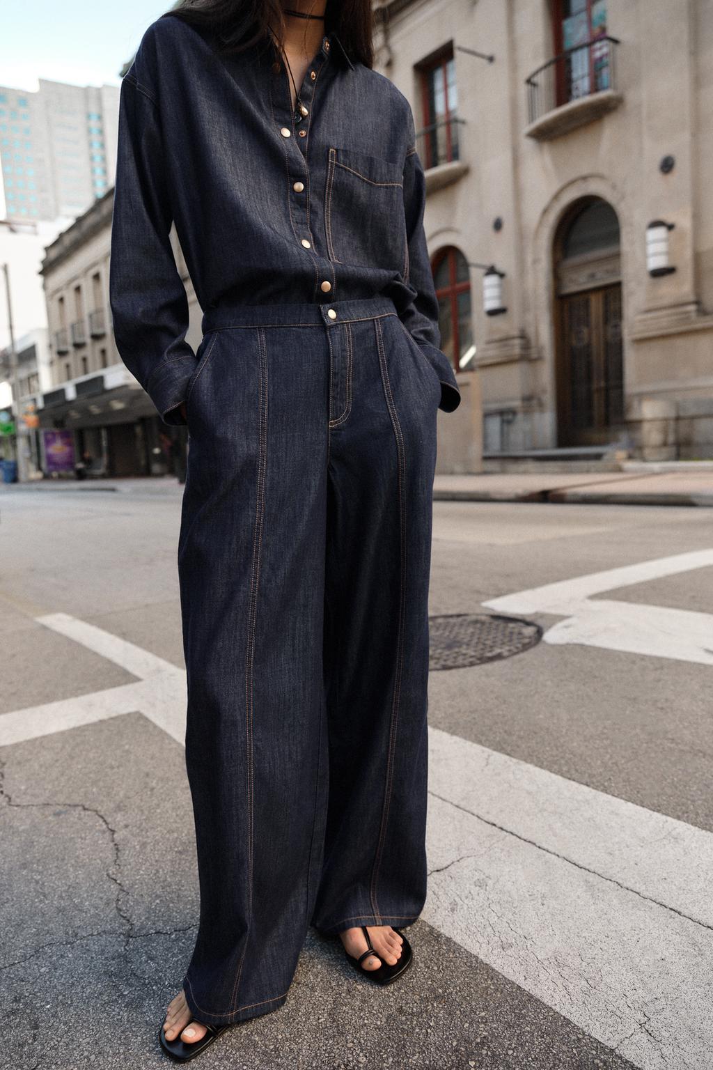 ДЖИНСЫ Z1975 JOGGER WIDE LEG С ВЫСОКОЙ ПОСАДКОЙ