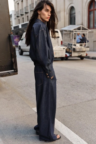 Джинсы Z1975 JOGGER WIDE LEG с высокой посадкой- Заказать в России