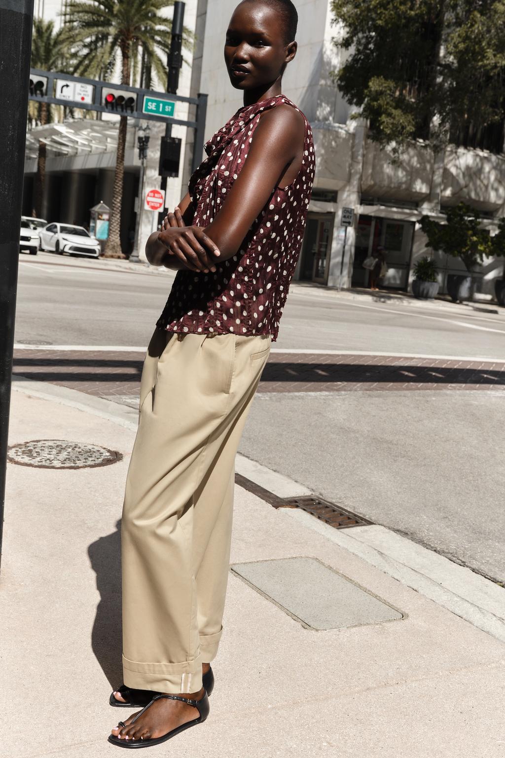 БЛУЗА В ГОРОШЕК