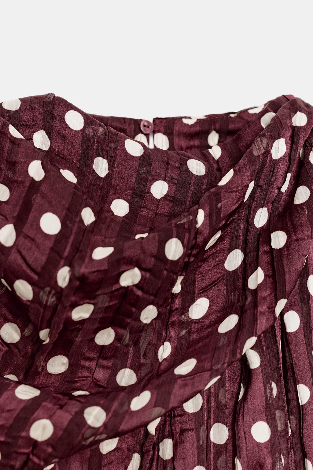 БЛУЗА В ГОРОШЕК