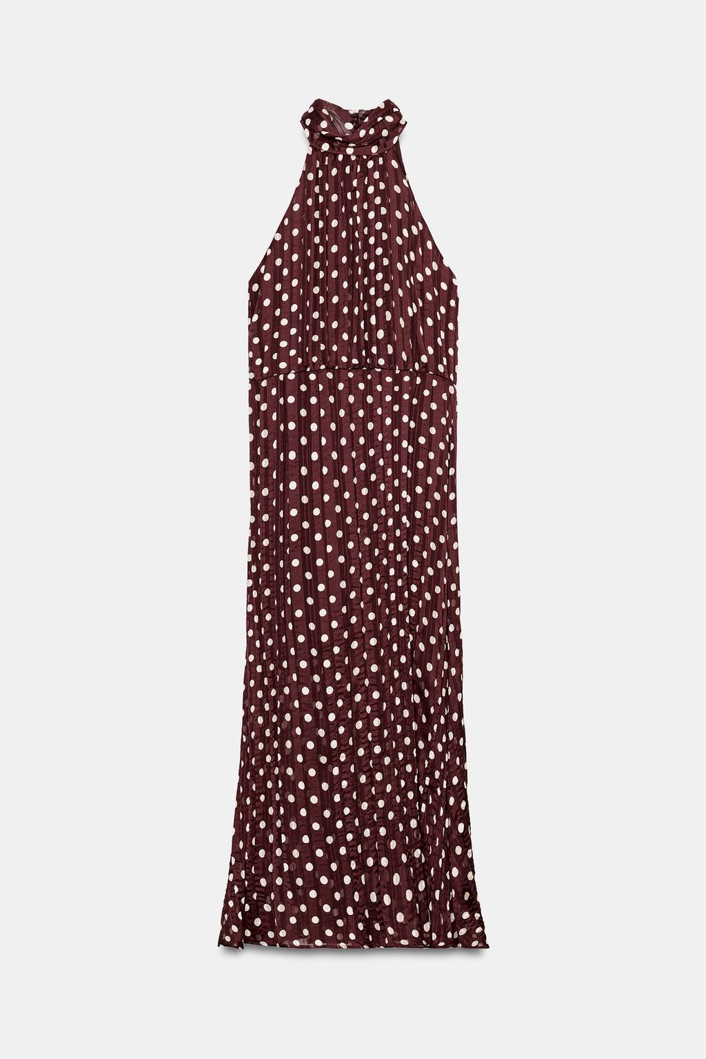 ПЛАТЬЕ МИДИ В ГОРОШЕК