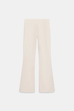 Эластичные брюки из саржи с петлями- Заказать в России