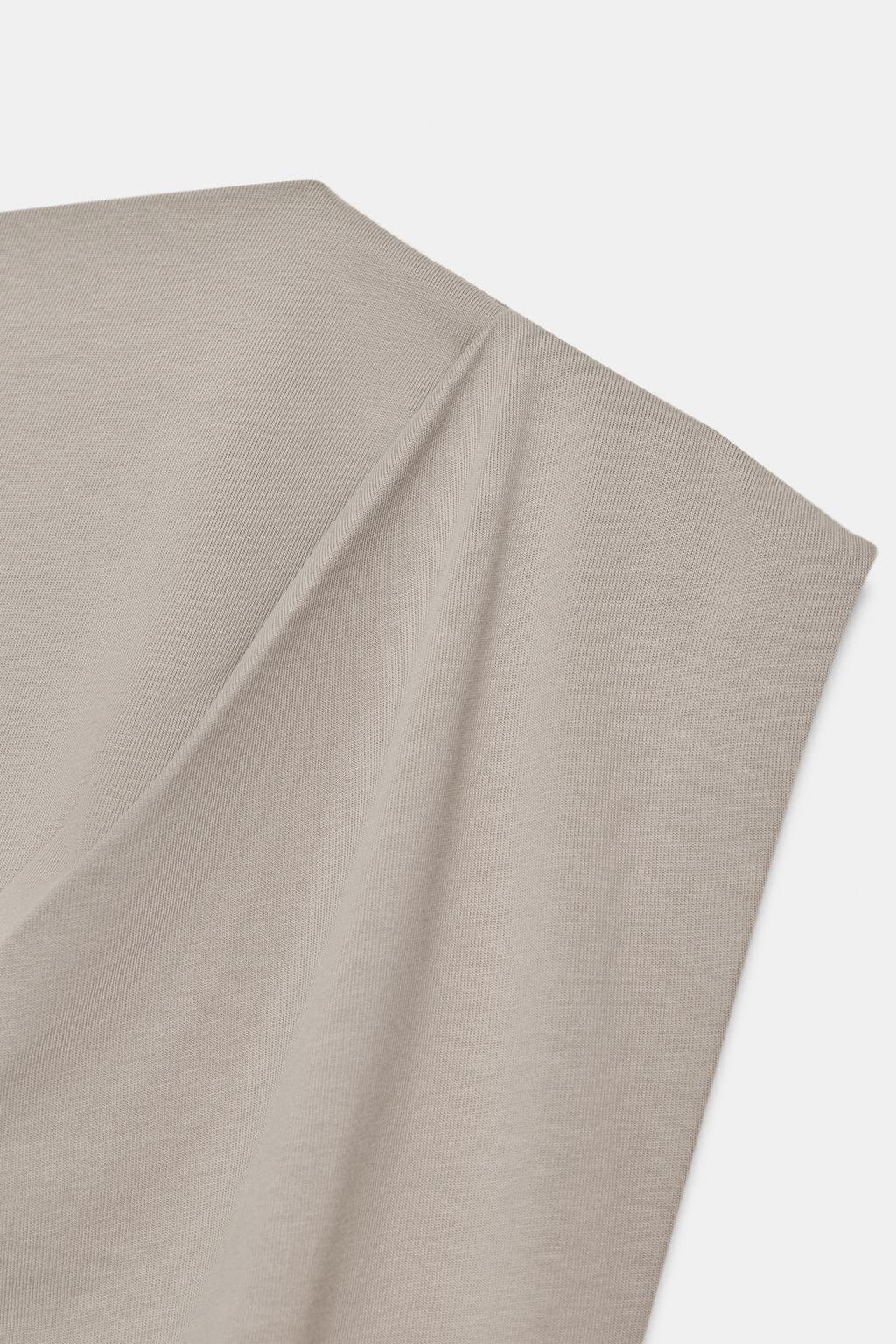 ДРАПИРОВАННЫЙ ХЛОПКОВЫЙ ТОП