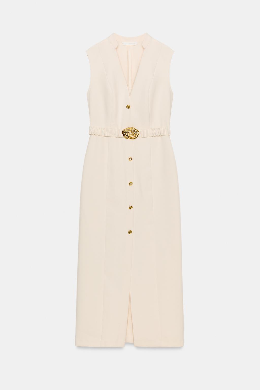 ПЛАТЬЕ МИДИ С ПОЯСОМ