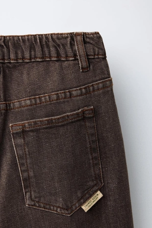 Джинсы BALLOON с эффектом потертости- Заказать в России