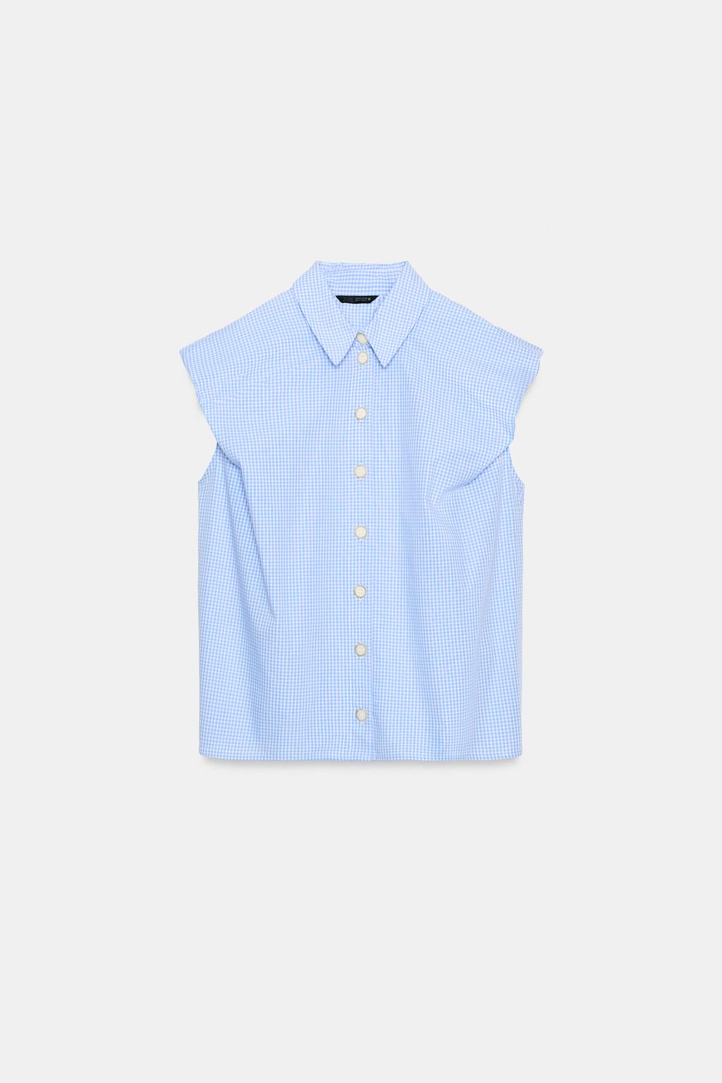 РУБАШКА С ОБЪЕМНЫМИ РУКАВАМИ