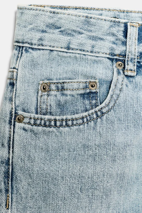 ДЖИНСЫ коллекция Zara «ZW» ANKLE баллон СО СРЕДНЕЙ ПОСАДКОЙ