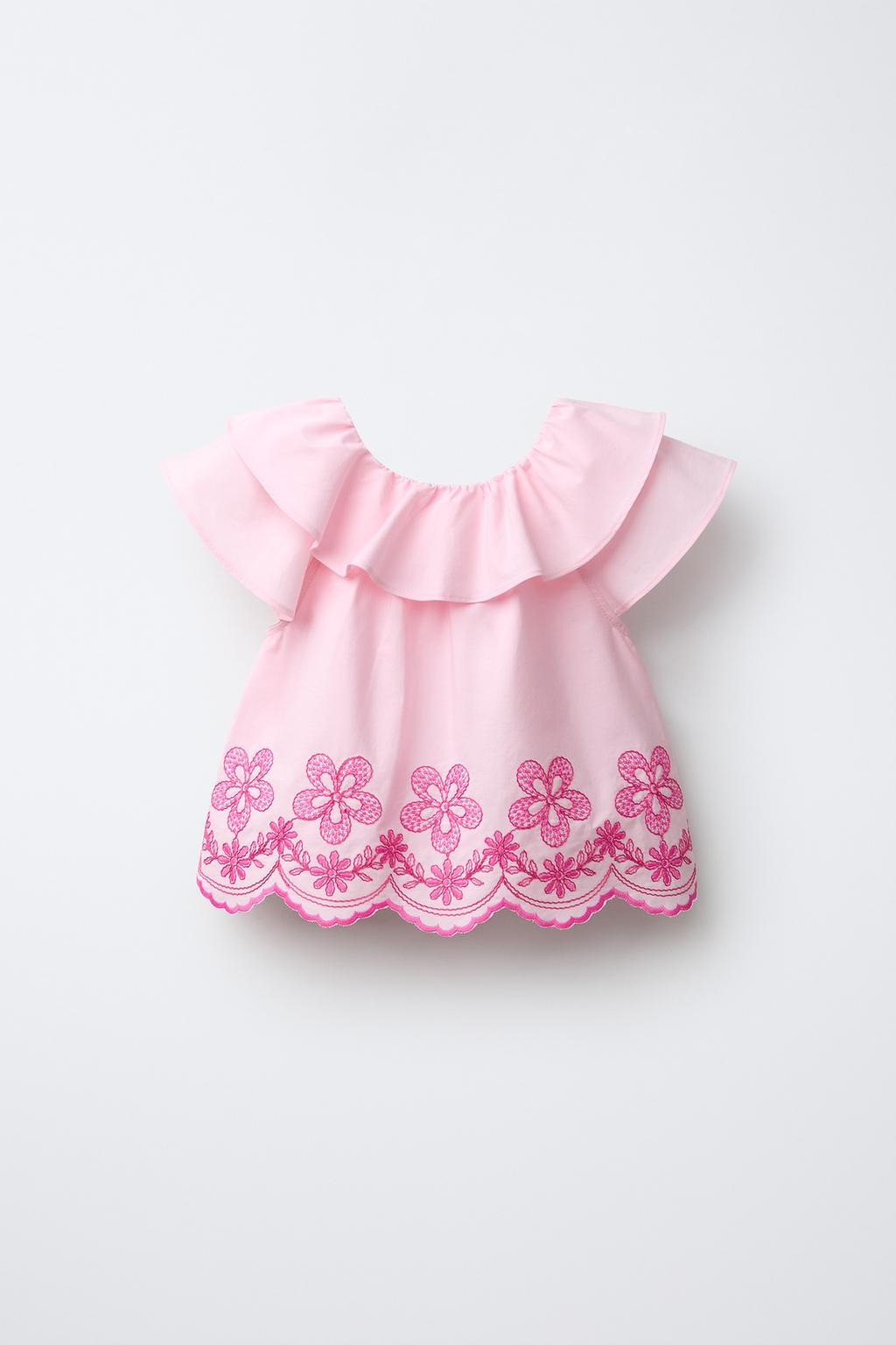 РУБАШКА С ВЫШИВКОЙ «ЦВЕТЫ»