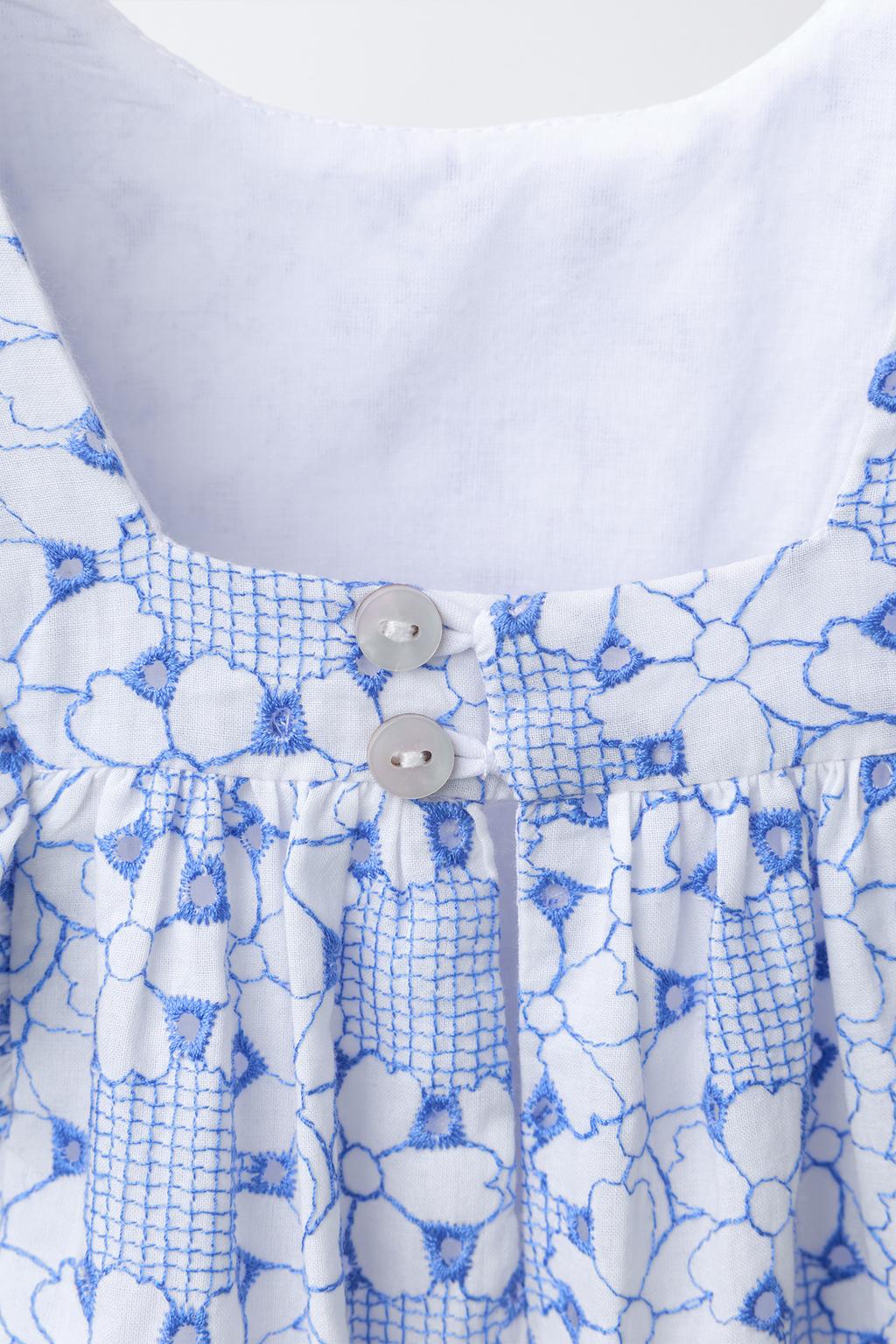 КОРОТКИЙ КОМБИНЕЗОН С ВЫШИВКОЙ