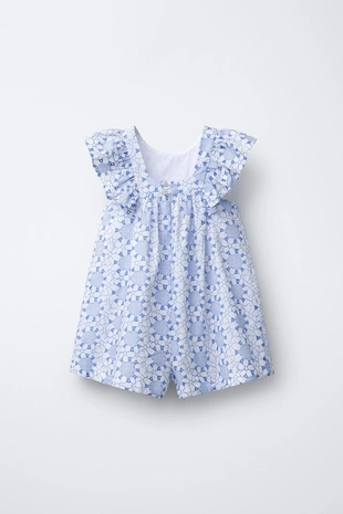 Короткий комбинезон с вышивкой- Заказать в России