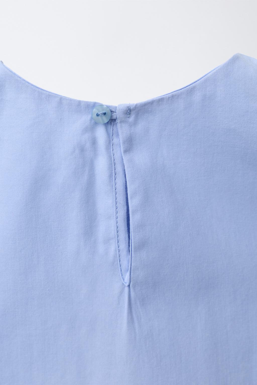 БЛУЗА С ЦВЕТОЧНЫМИ СКЛАДКАМИ