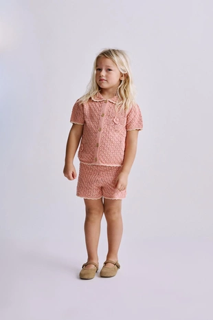 Трикотажные шорты с цветами- Заказать в России